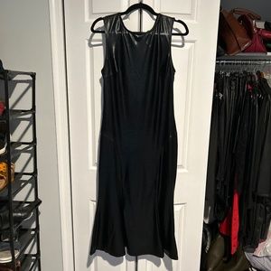 black leader look dress